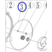 Кольцо уплотнительное корпуса помпы TSS-PGT80/O-ring-pump body and base joints PGT80, №3 (30152-00067-00)