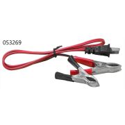 Кабель зарядный 12В с зажимами (V-образная вилка) KM / Battery clamp
