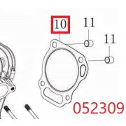 Прокладка головки блока цилиндра SGG 9000(..),LC192FD / Cylinder head gasket LC192FD (1120150249-0001)