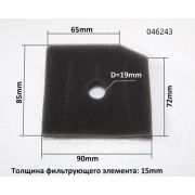 Фильтр воздушный (элемент) SGG 1800Si-2400Si,KM148F,KM152F / Air cleaner element (03.08.17151-14801-00)