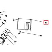 Глушитель SGG 3200EN Duplex, KM170FP/ Muffler (03.09.18100-200011-H2)