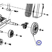 Колесо заднее TSS RH-500/Big travelling wheel TSS RH-500, №46 (Q500-46)