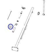 Втулка штока TSS DMD1000H,L/Fixing seat for plane bearing TSS DMD, №22 (PT3622)