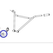 Гайка-фиксатор регулировочная TSS DMD1000H,L/Handle wheel A TSS DMD, №20 (PT3620)