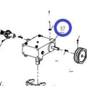 Редуктор левый TSS DRD1600L/Reduction gear box (L), №57 (CNMG30057/3140403018)