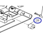 Амортизатор (50х40х2Ш М10х23) платформы двигателя TSS-WP70L/Shock absorber for vibrating plate, №28 (CNP10028)
